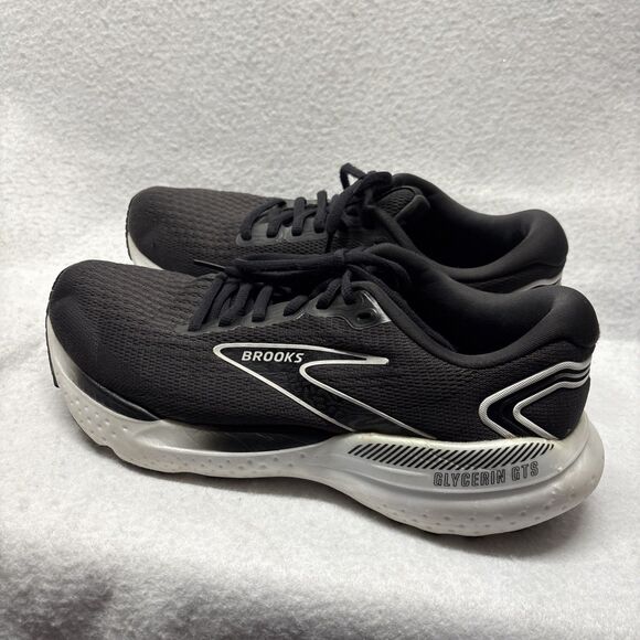 Brooks Glycerin 21 GTS Women's Running Shoes In black and white  Size 9.5 - Picture 4 of 8